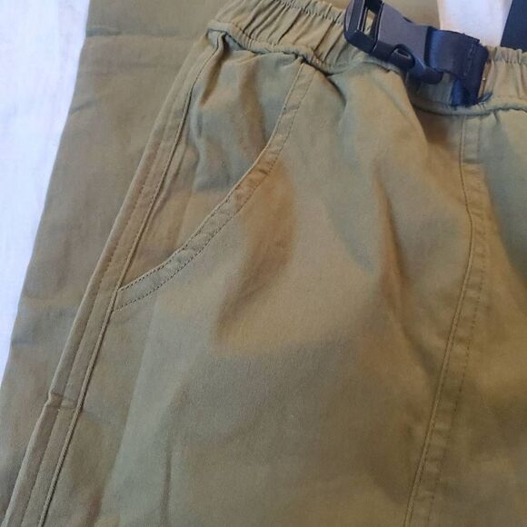 Army Green Buckle Waist Cargo Pants S - Picture 6 of 8